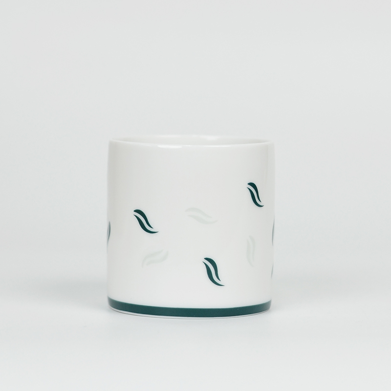 240ml Rice-piece Porcelain Mug